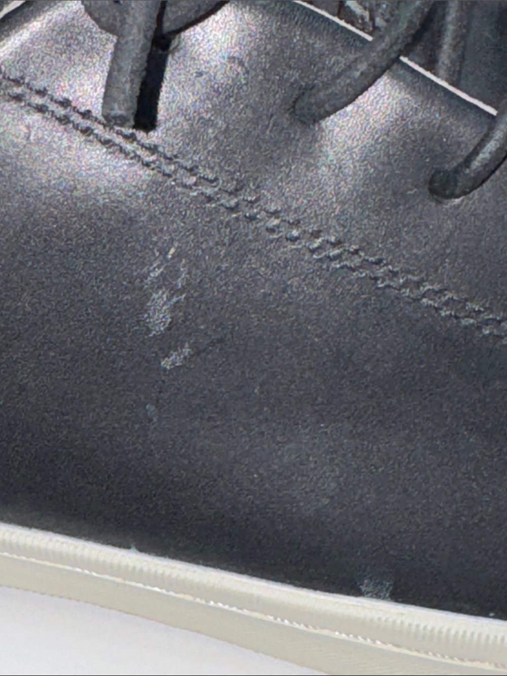 Cole Haan Trafton Black Leather Low-Top Sneakers - Casual Men’s Shoes - Picture 6 of 8